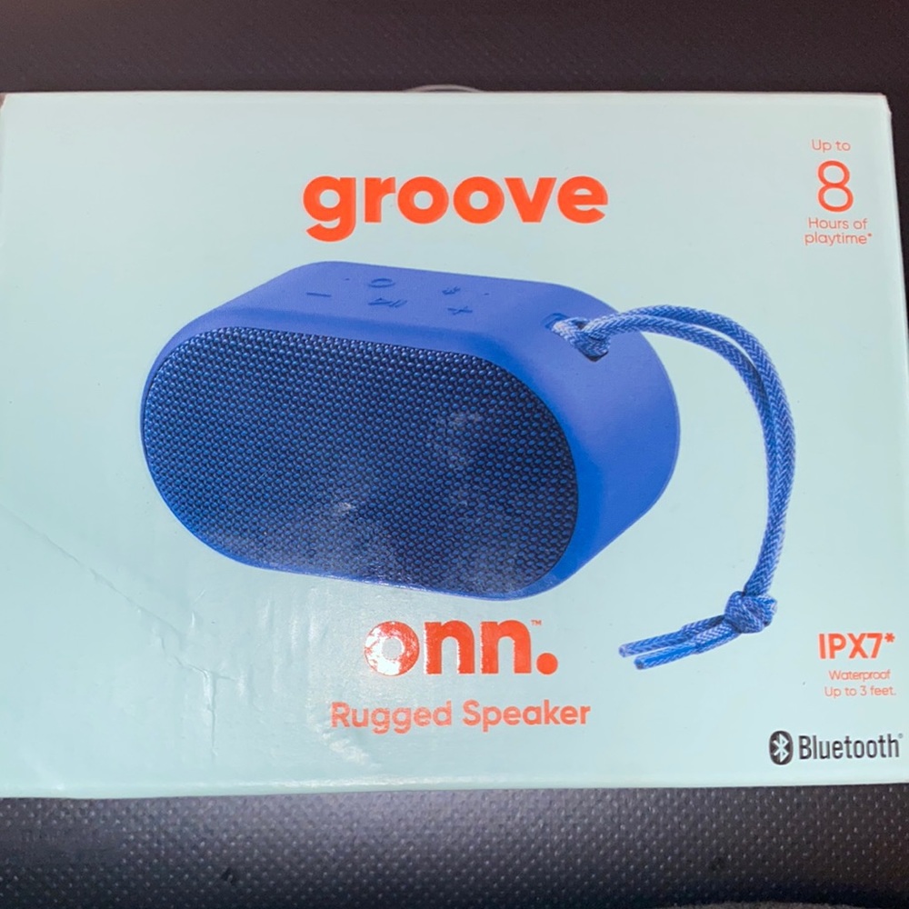 Groove ONN Bluetooth speaker. With 8 hours of playtime